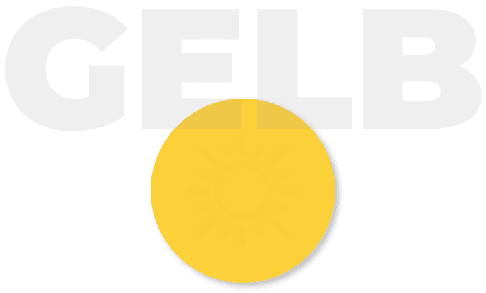 Gelbe Verfärbung des Stickers