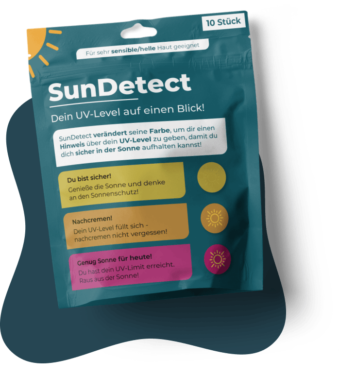 SunDetect Verpackung mit Hintergrund